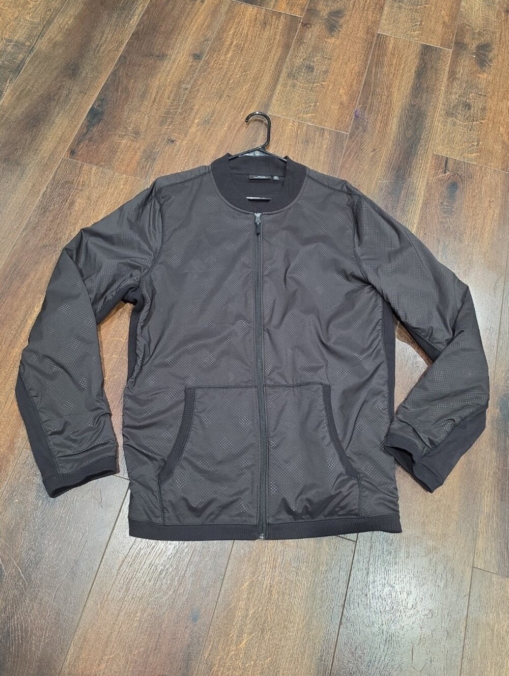 Marc Anthony Men's Zip Up Performance Jacket Diamond Pattern XL